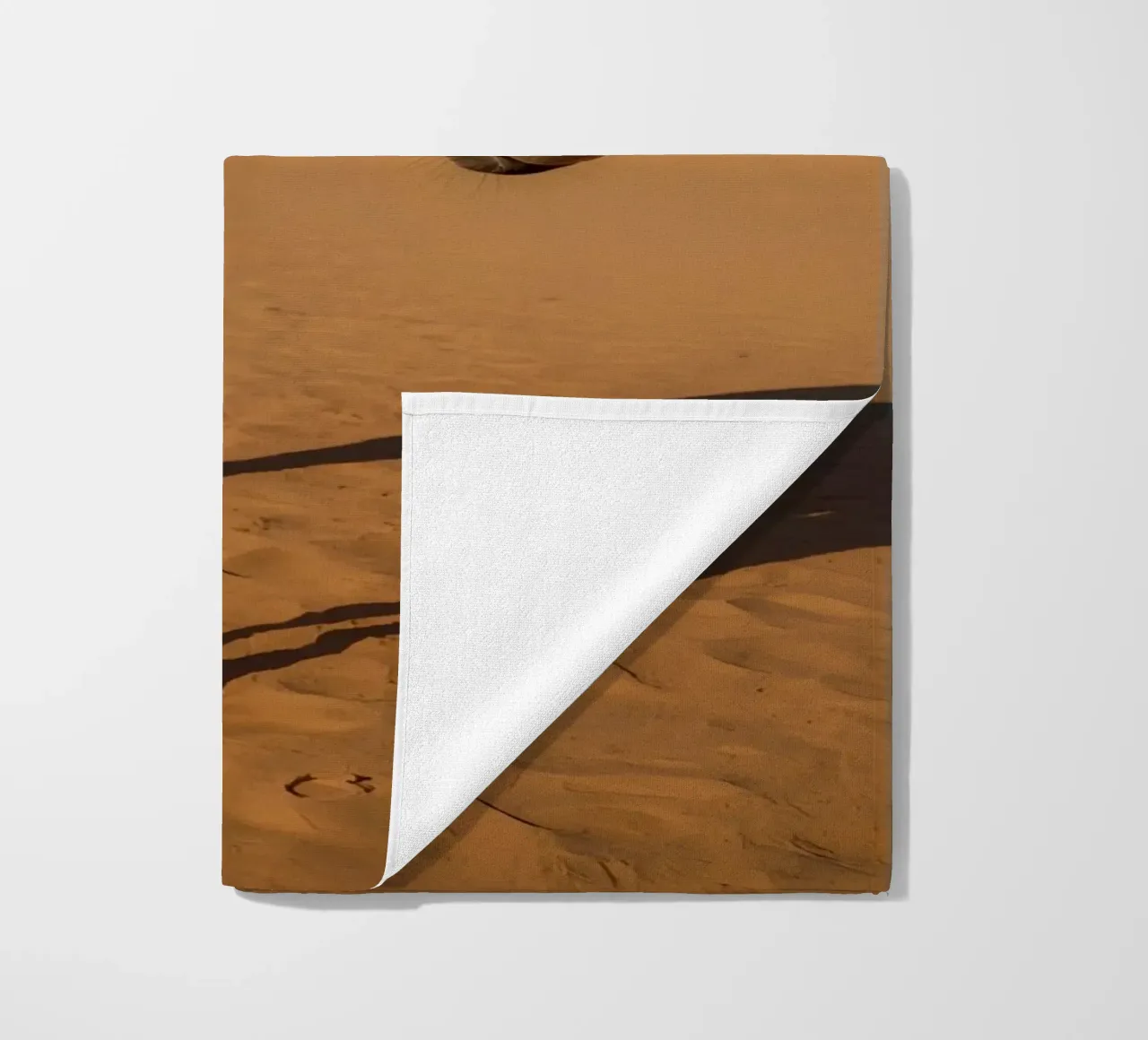 Zebra con strisce colorate nel deserto telo mare da DesignDoodle