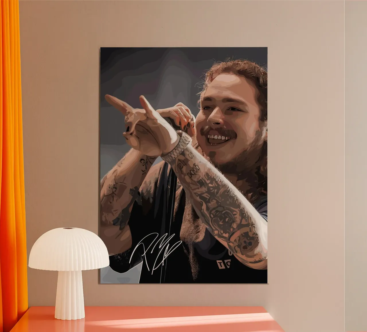 Post Malone Vector Kunst poster van shiners