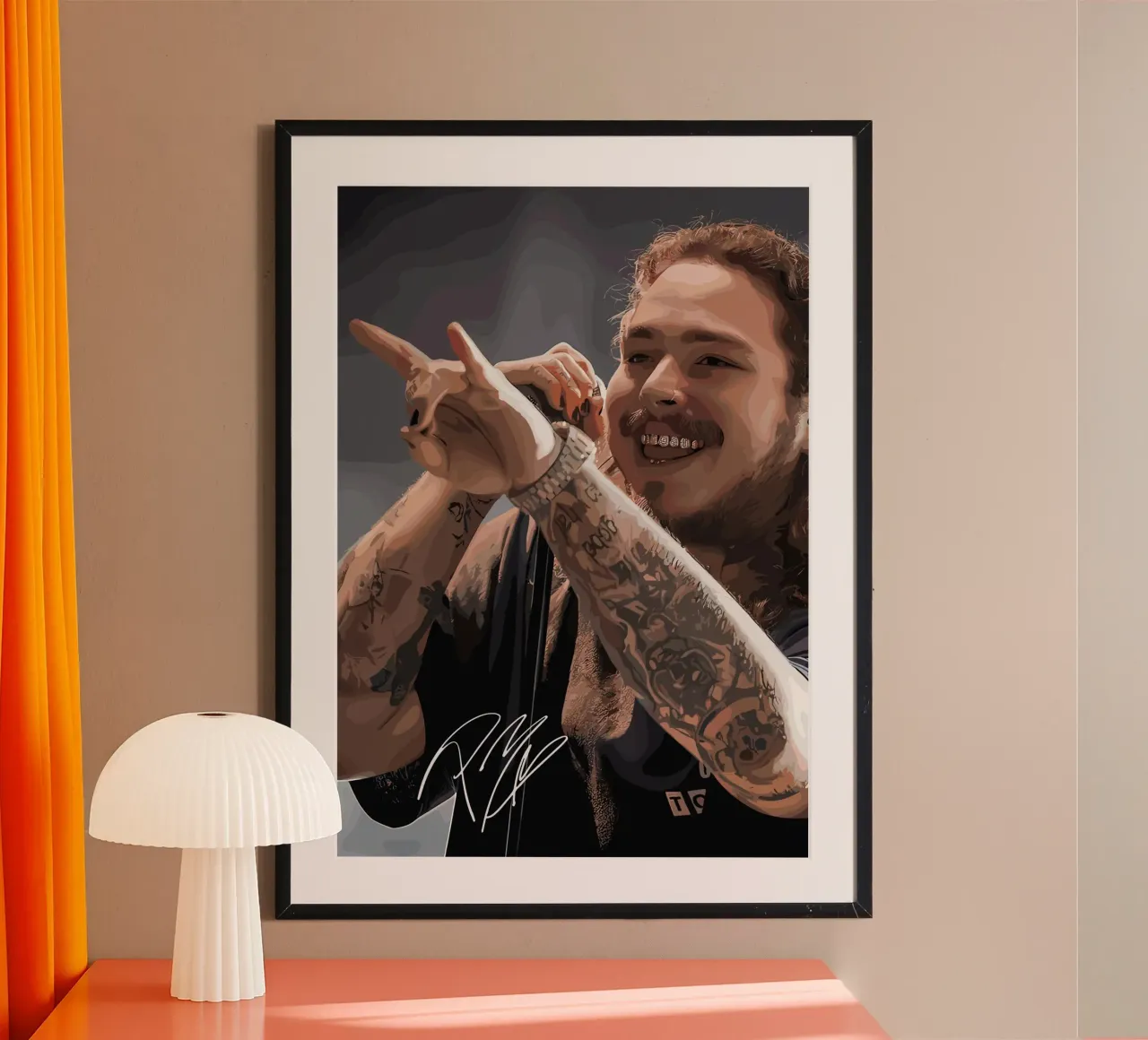 Post Malone Vector Kunst poster van shiners