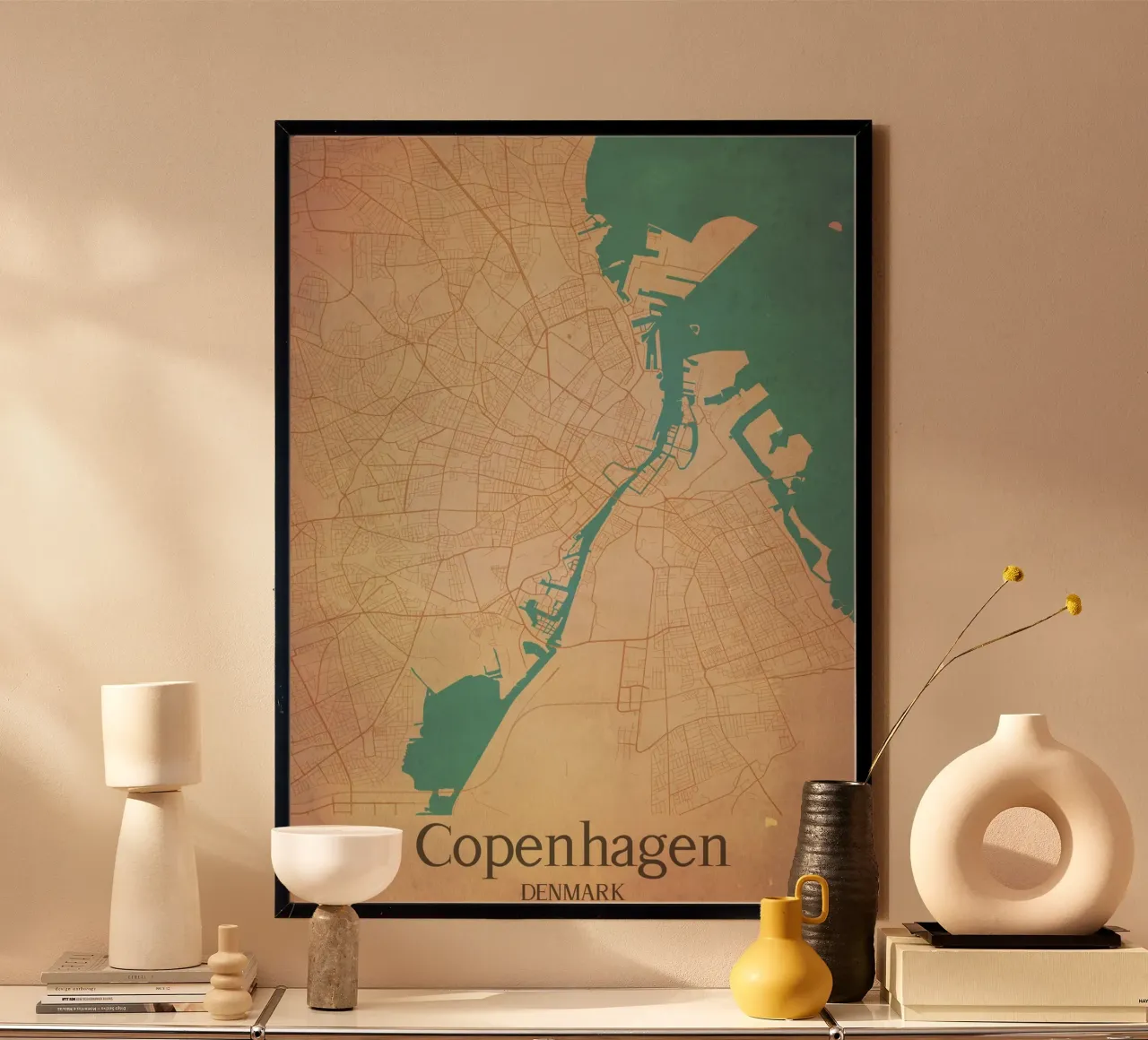 Copenhagen DENMARK poster da WorldPrint