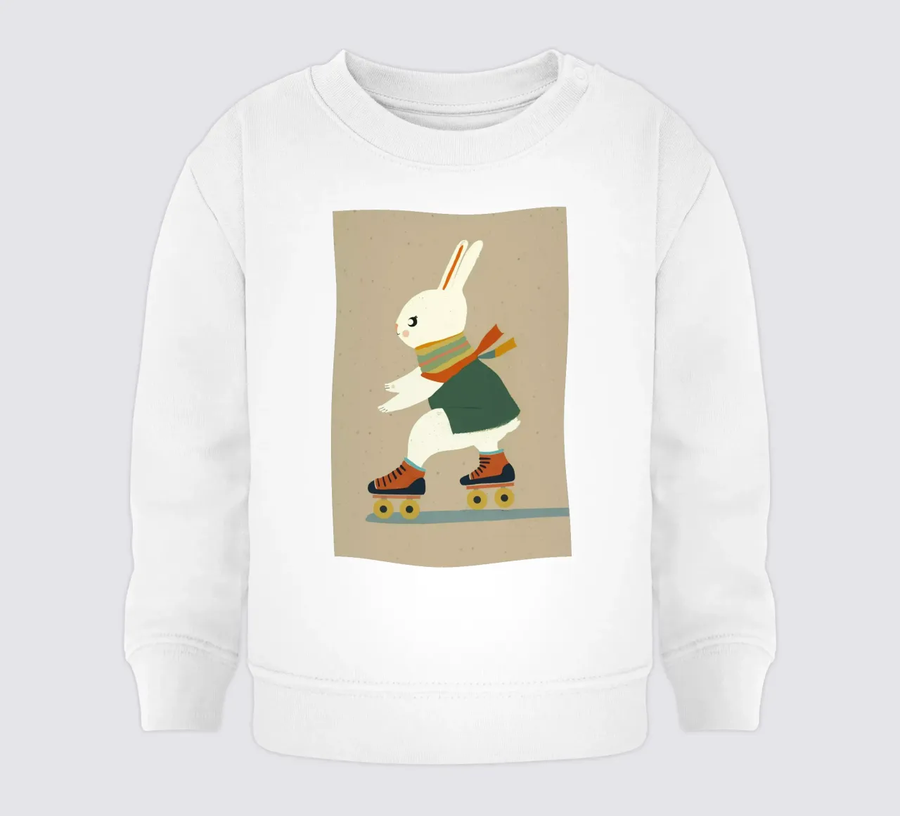 Skating Bunny felpa neonato da treechild