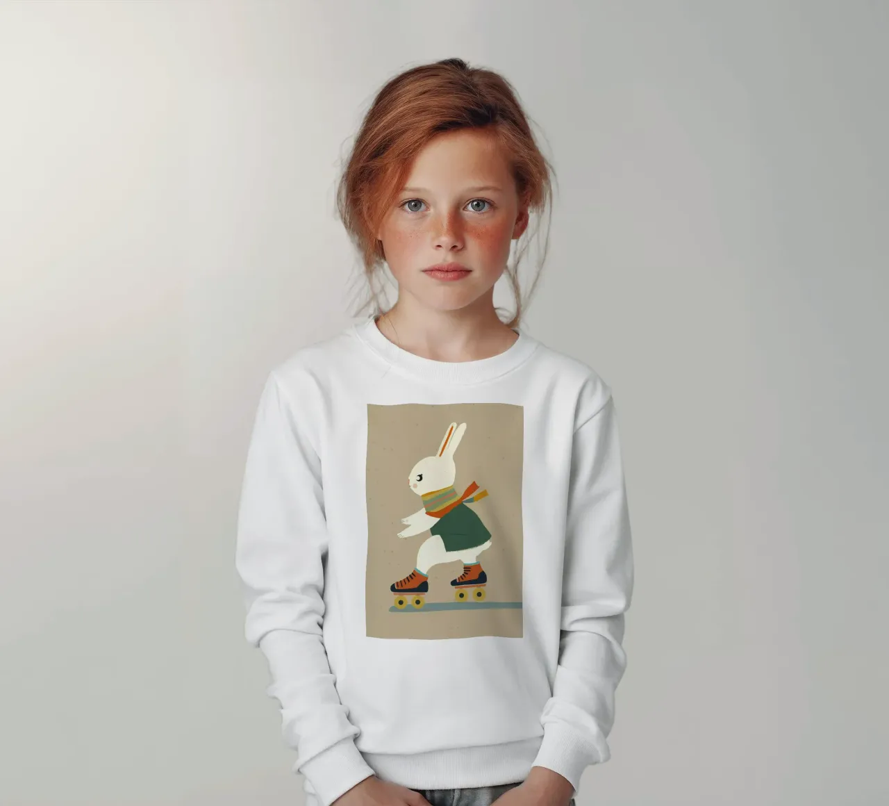 Skating Bunny felpa bambino da treechild