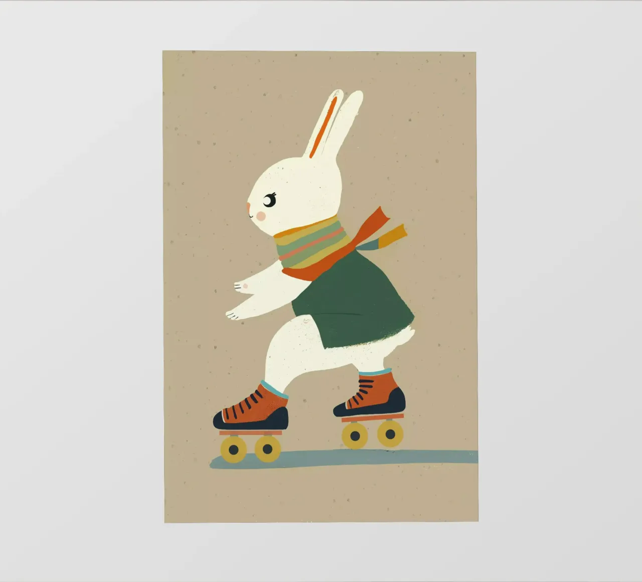 Skating Bunny pellicola backlit da treechild