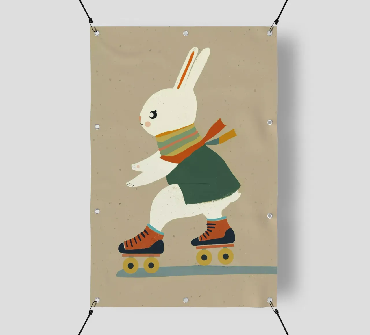 Skating Bunny telo in pvc da treechild