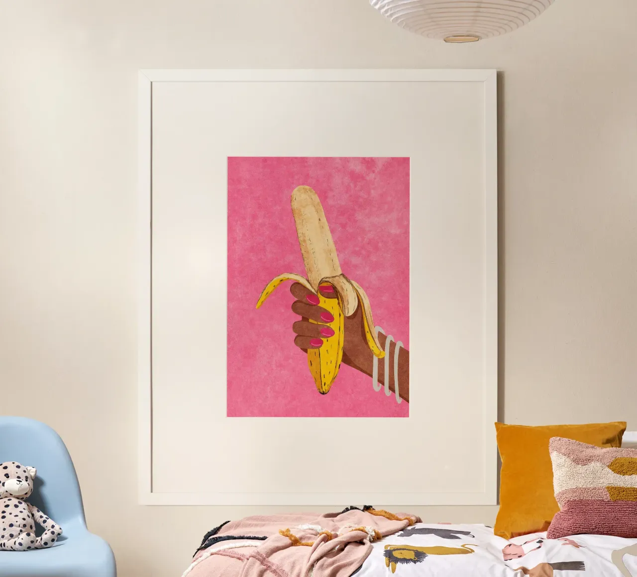 Banana poster da mesa