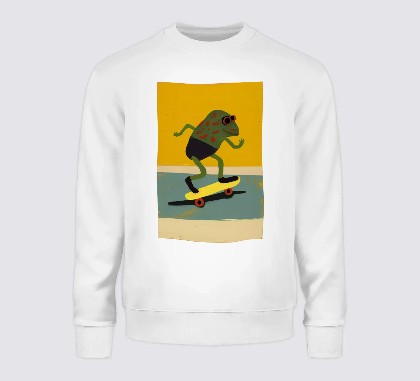 Skating Frog felpa da treechild