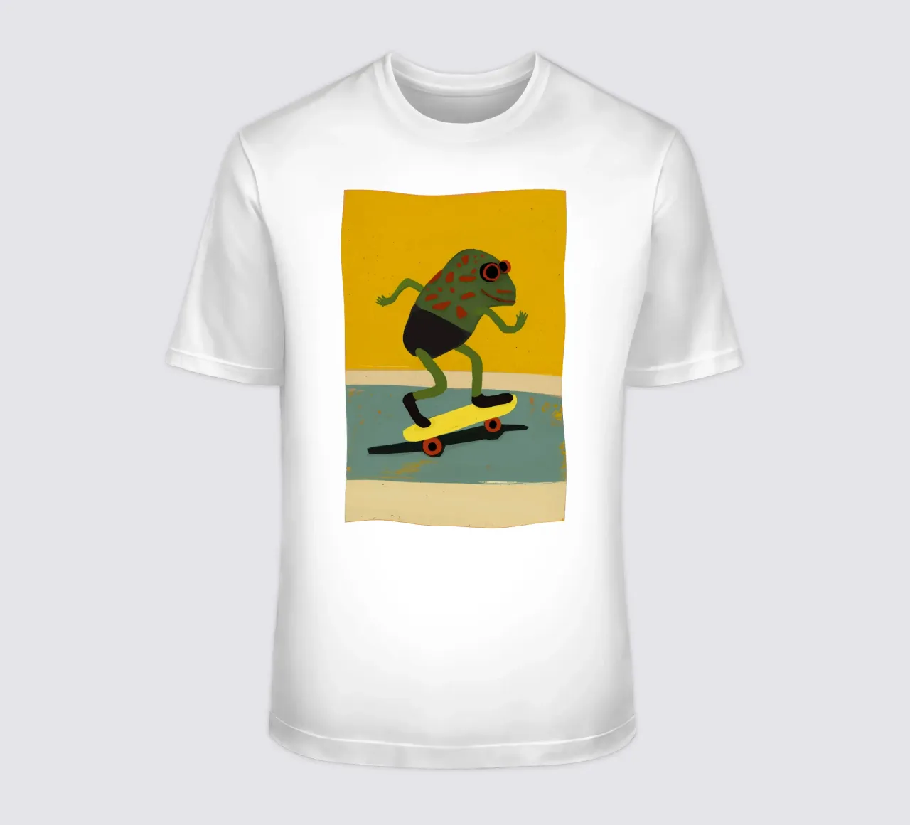 Skating Frog t-shirt da treechild