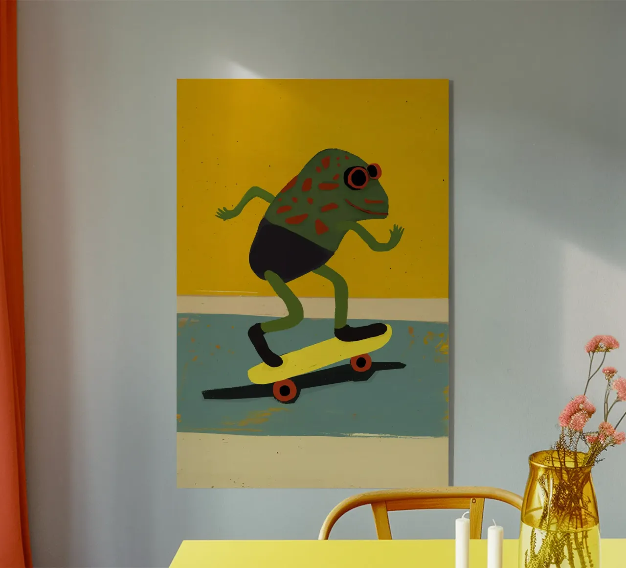 Skating Frog plexiglass da treechild