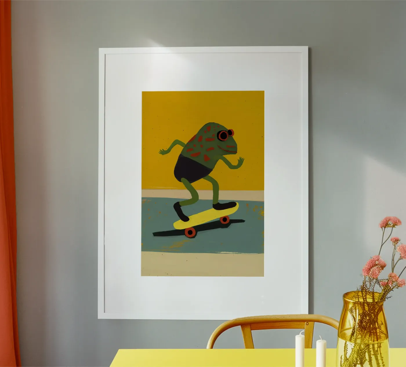 Skating Frog Poster von treechild
