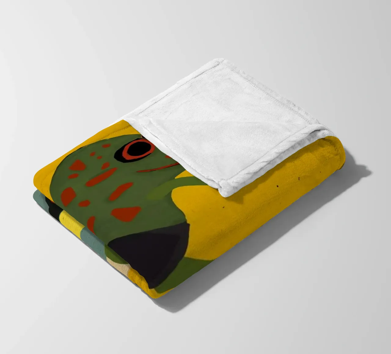 Skating Frog Fleecedecke von treechild