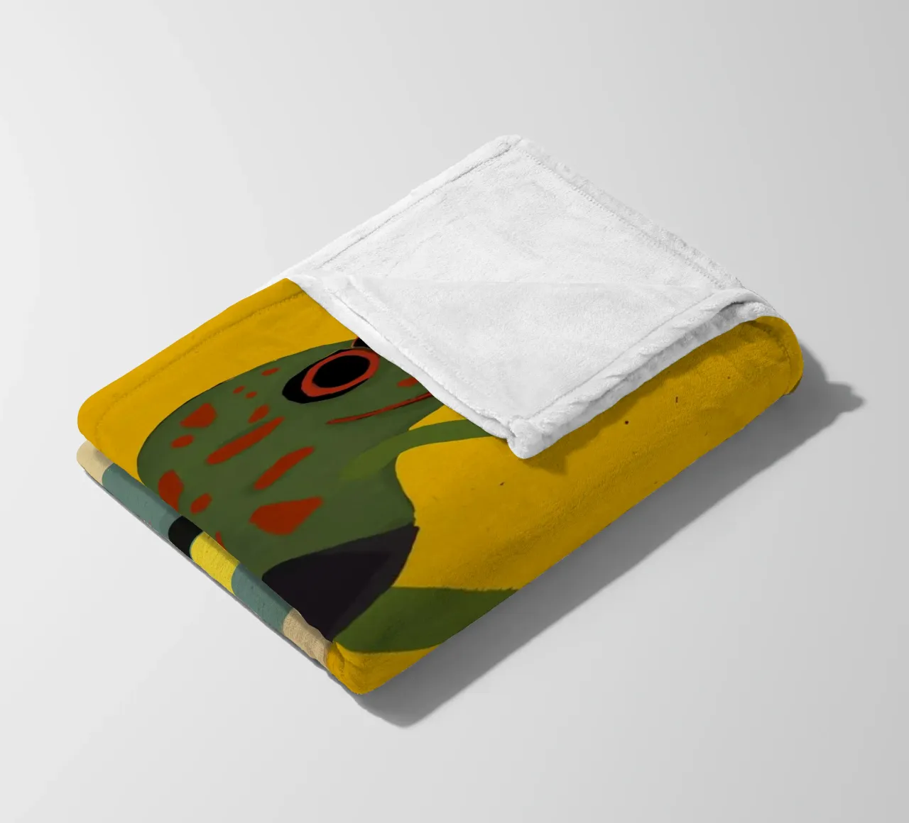 Skating Frog Fleecedecke von treechild