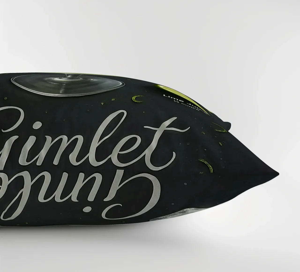 Poster per cocktail Gimlet - Gin e Lime Classico minimale cuscino da mesa