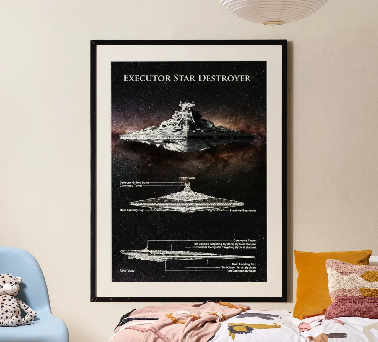 Maglietta classica The Executor Star Destroyer poster da jamsa_ve