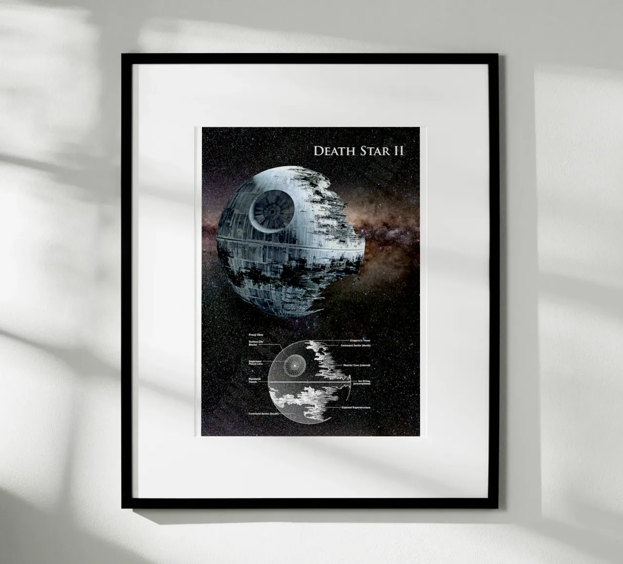 Maglietta classica La Morte Nera II poster da jamsa_ve