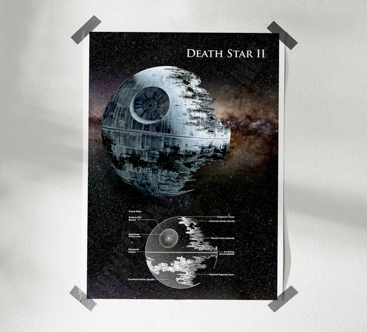 Maglietta classica La Morte Nera II poster da jamsa_ve