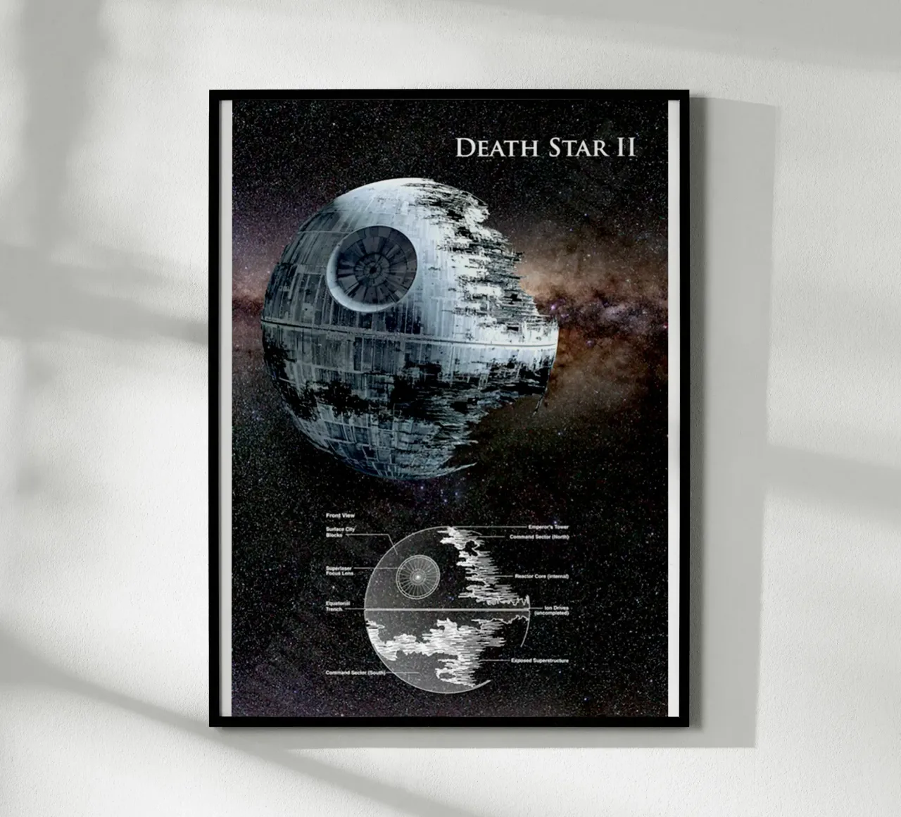 Maglietta classica La Morte Nera II poster da jamsa_ve