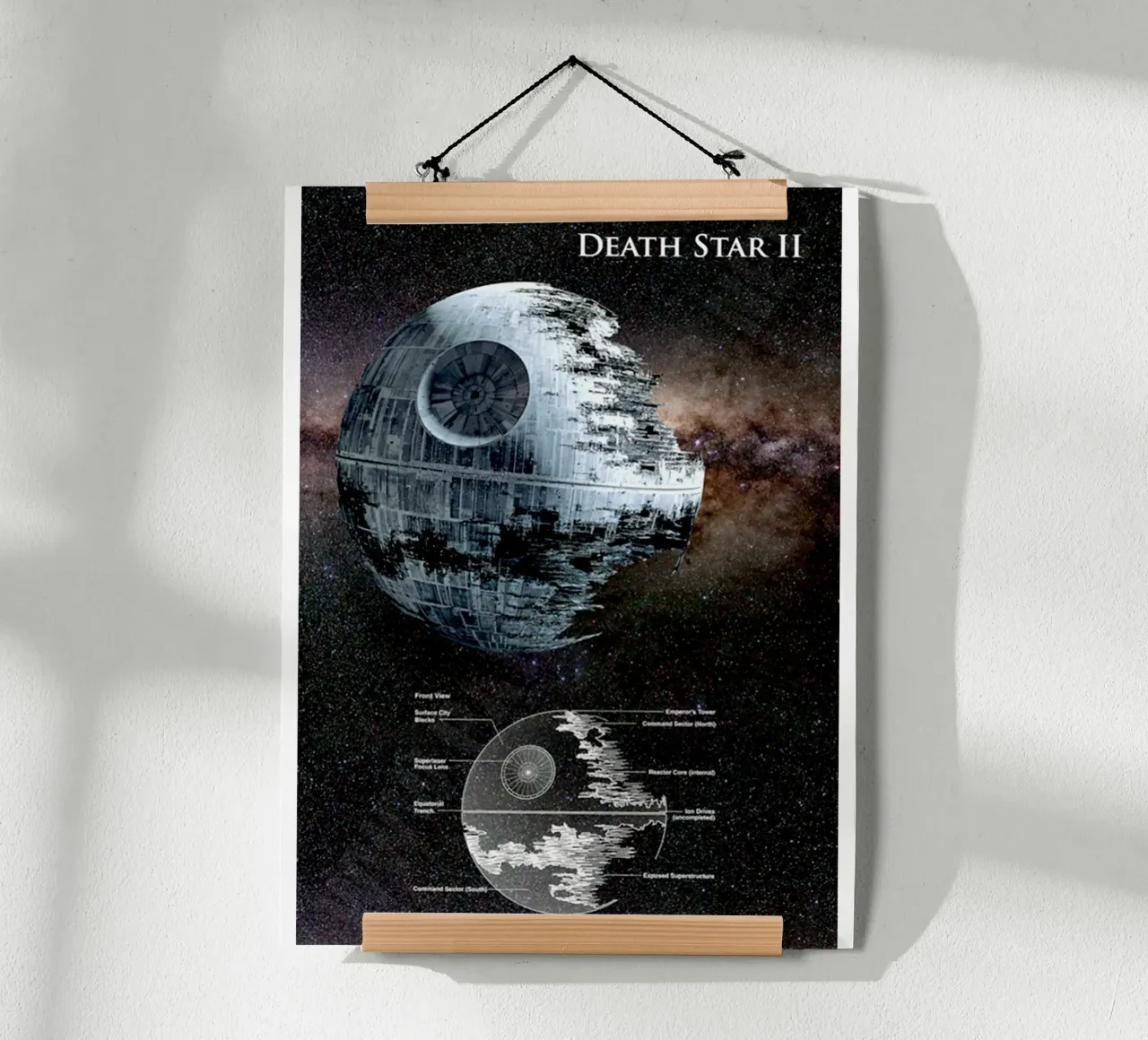 Maglietta classica La Morte Nera II poster da jamsa_ve