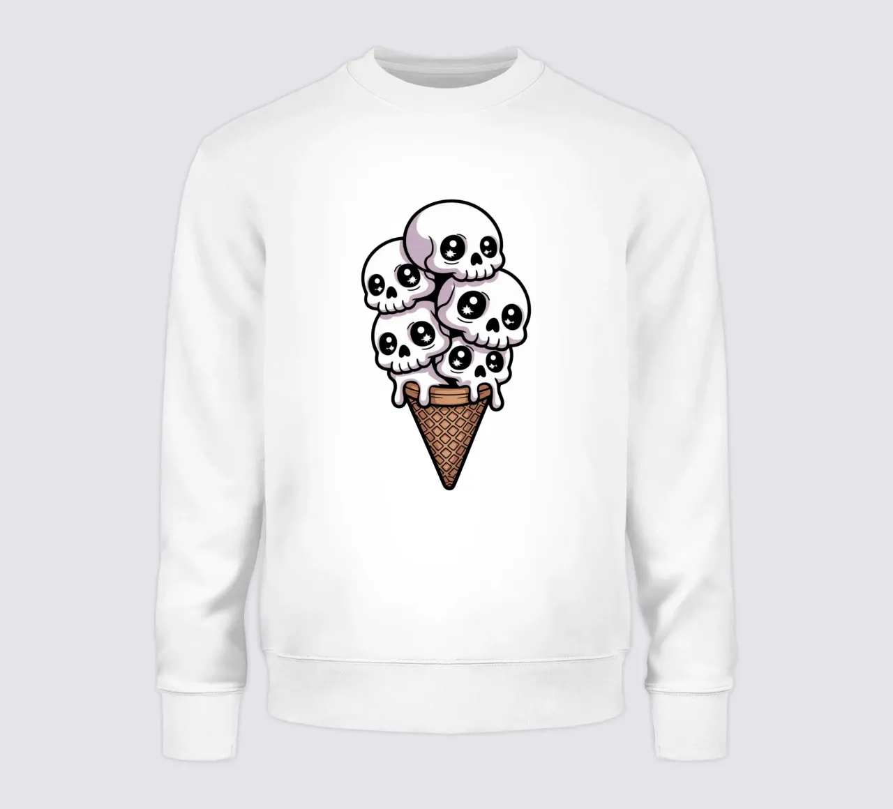 Skull Ice Cream felpa da Sasyall Graphics