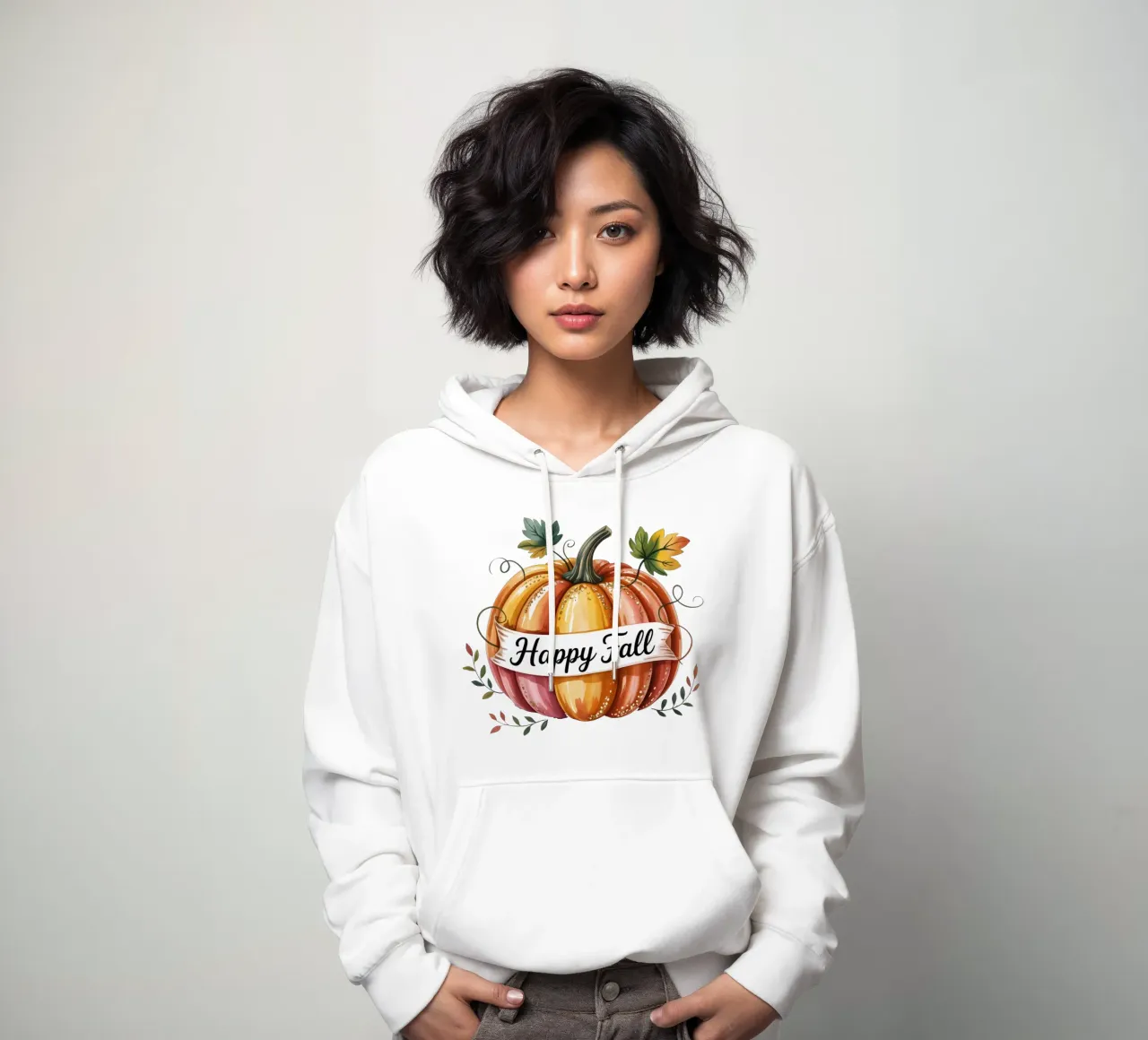 Buon autunno felpa con cappuccio da Sasyall Graphics
