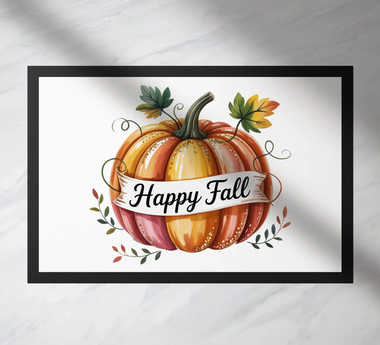 Happy Fall doormat by Sasyall Graphics