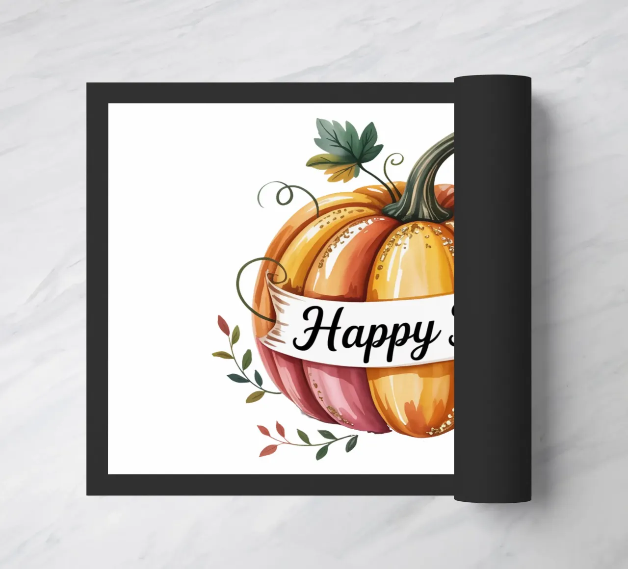 Happy Fall doormat by Sasyall Graphics