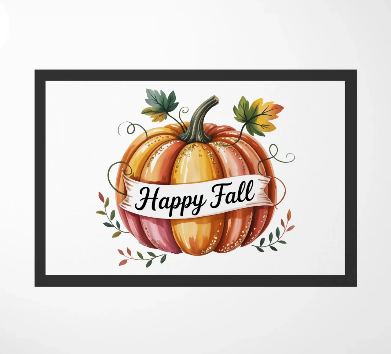 Happy Fall doormat by Sasyall Graphics