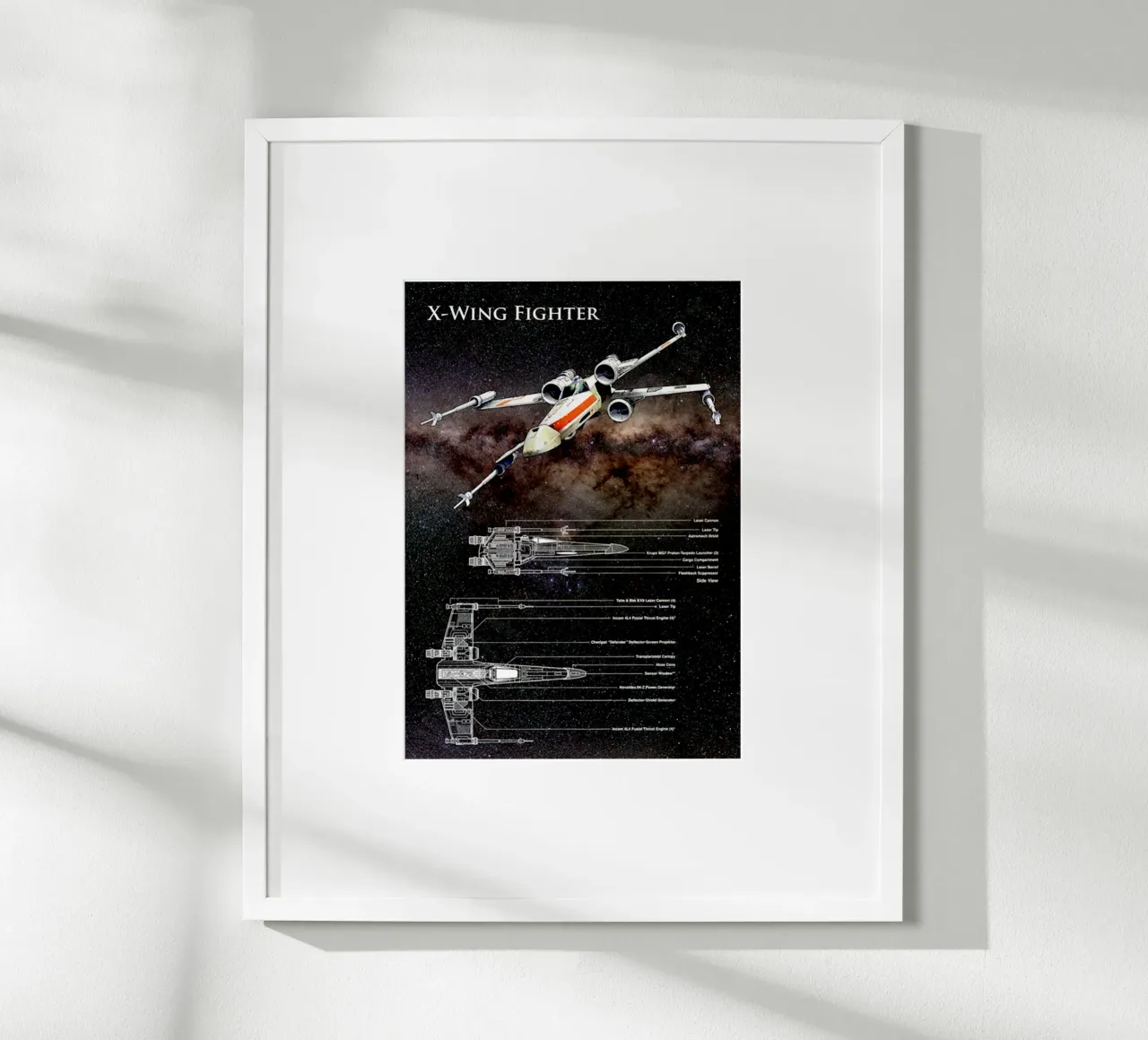 X - Maglietta essenziale Wing Figther poster da jamsa_ve