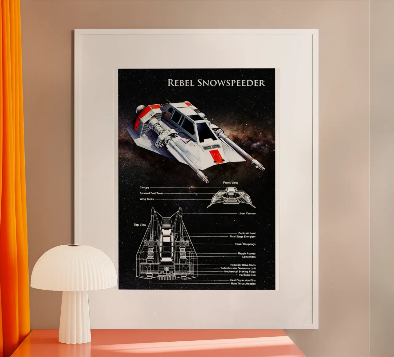 Maglietta classica Rebel Snowspeeder poster da jamsa_ve