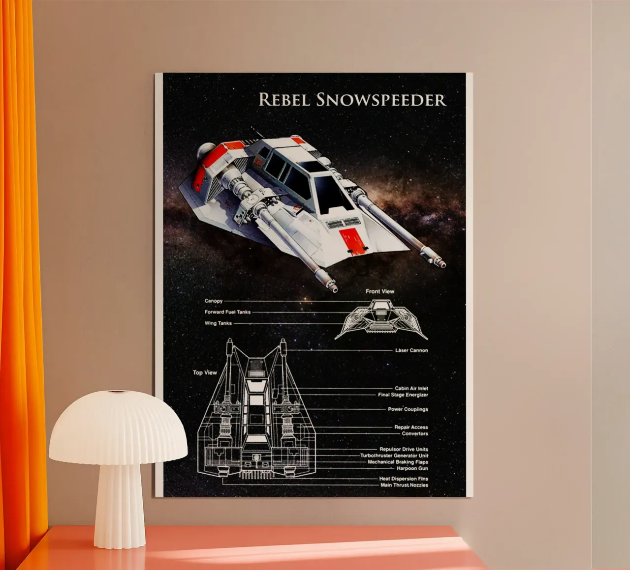 Maglietta classica Rebel Snowspeeder poster da jamsa_ve