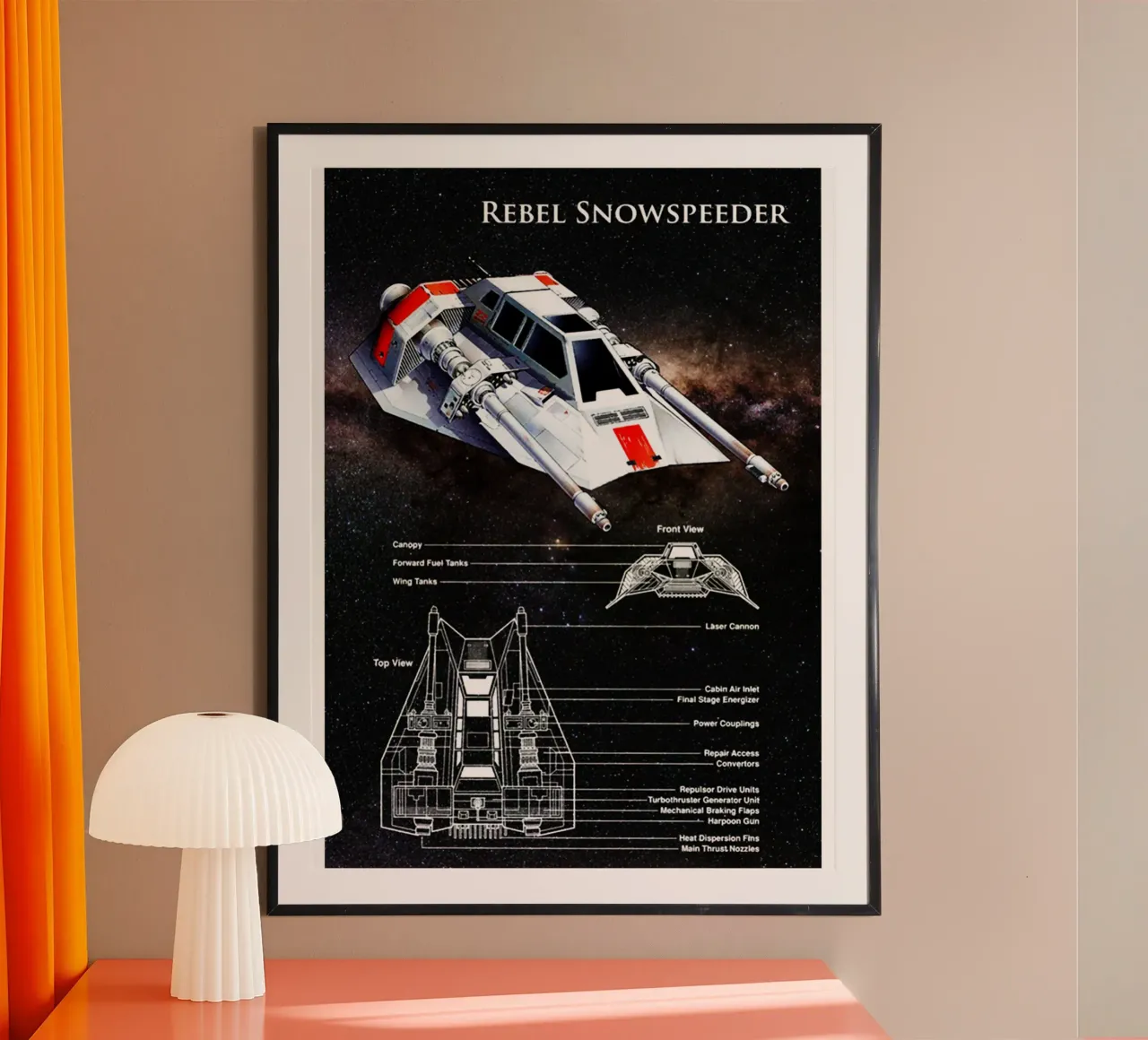 Maglietta classica Rebel Snowspeeder poster da jamsa_ve
