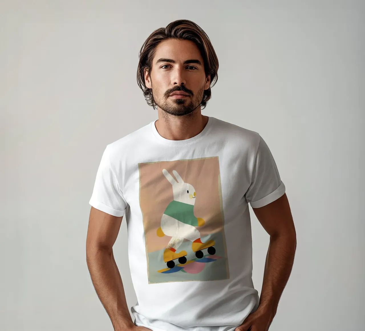 Skating Bunny No 2 t-shirt da treechild