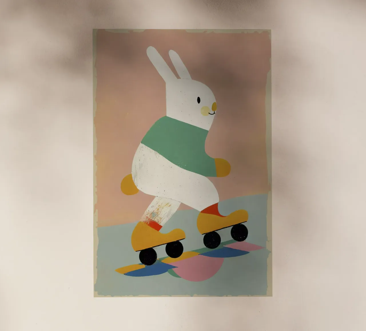 Skating Bunny No 2 pellicola backlit da treechild