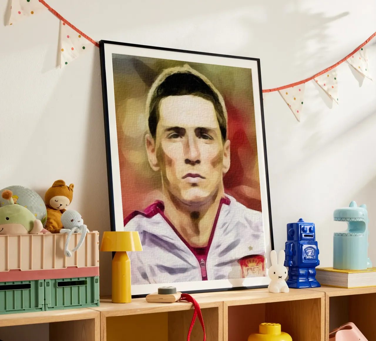 Fernando Torres nella Nazionale spagnola poster da dan band