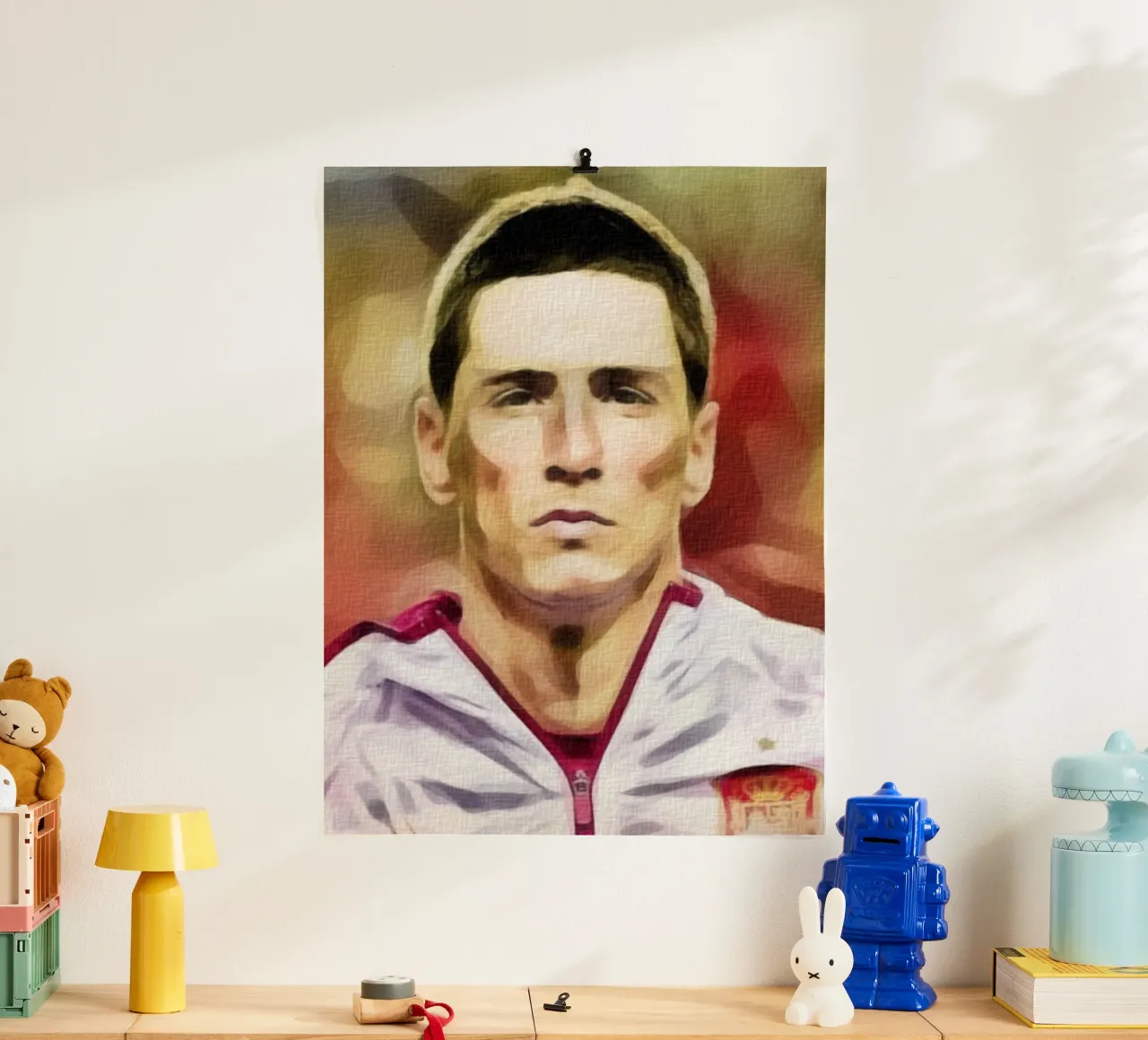 Fernando Torres nella Nazionale spagnola poster da dan band