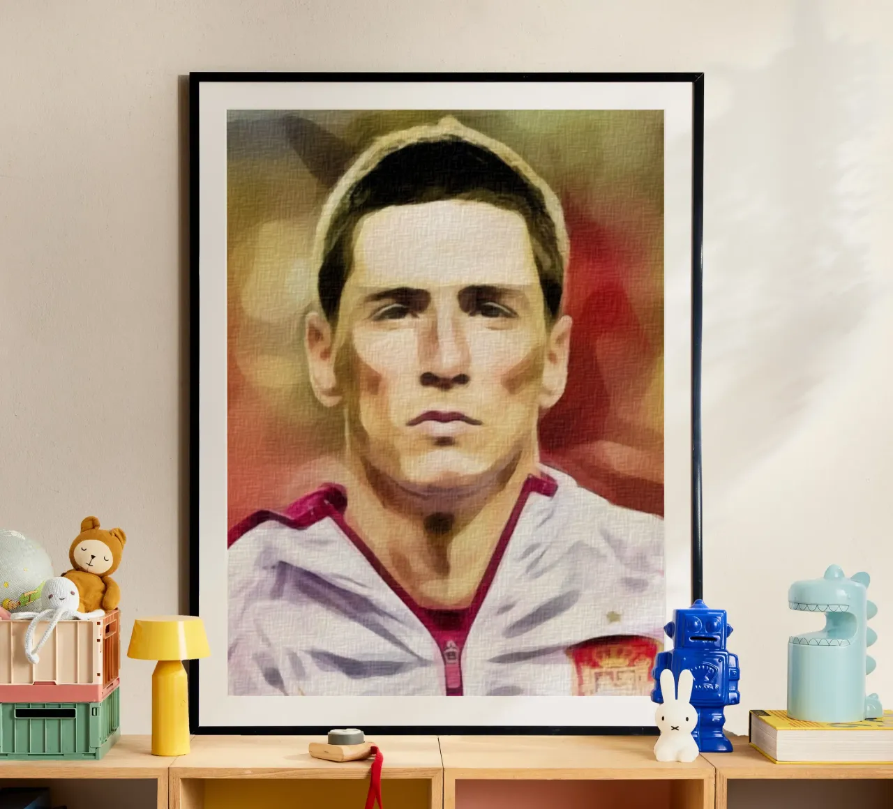 Fernando Torres nella Nazionale spagnola poster da dan band