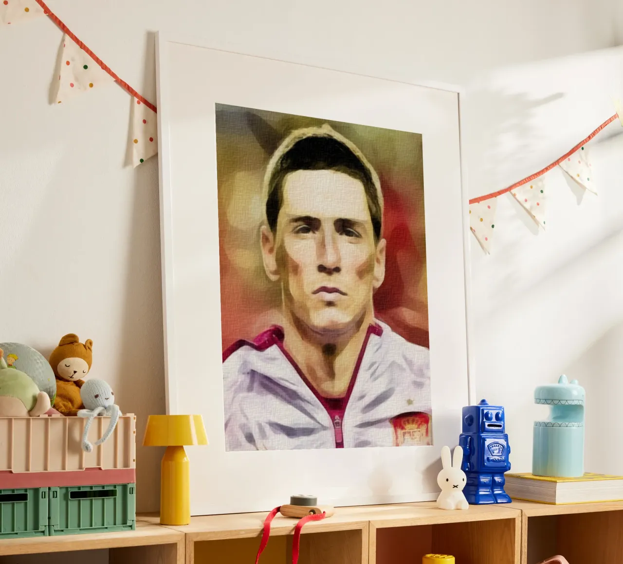 Fernando Torres nella Nazionale spagnola poster da dan band