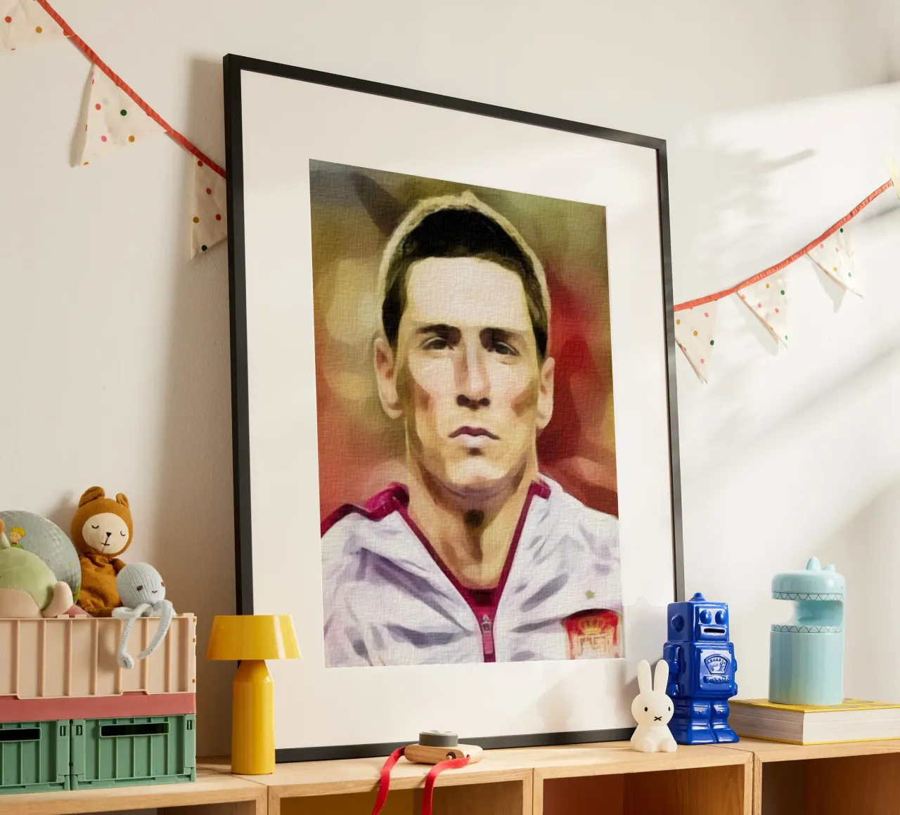 Fernando Torres nella Nazionale spagnola poster da dan band