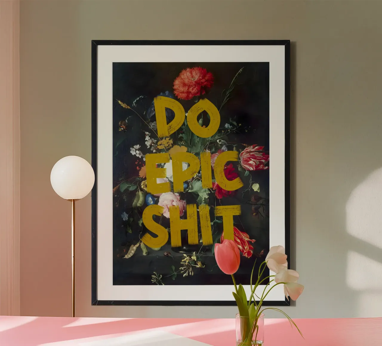 DO EPIC SHIT poster da Type & Tape