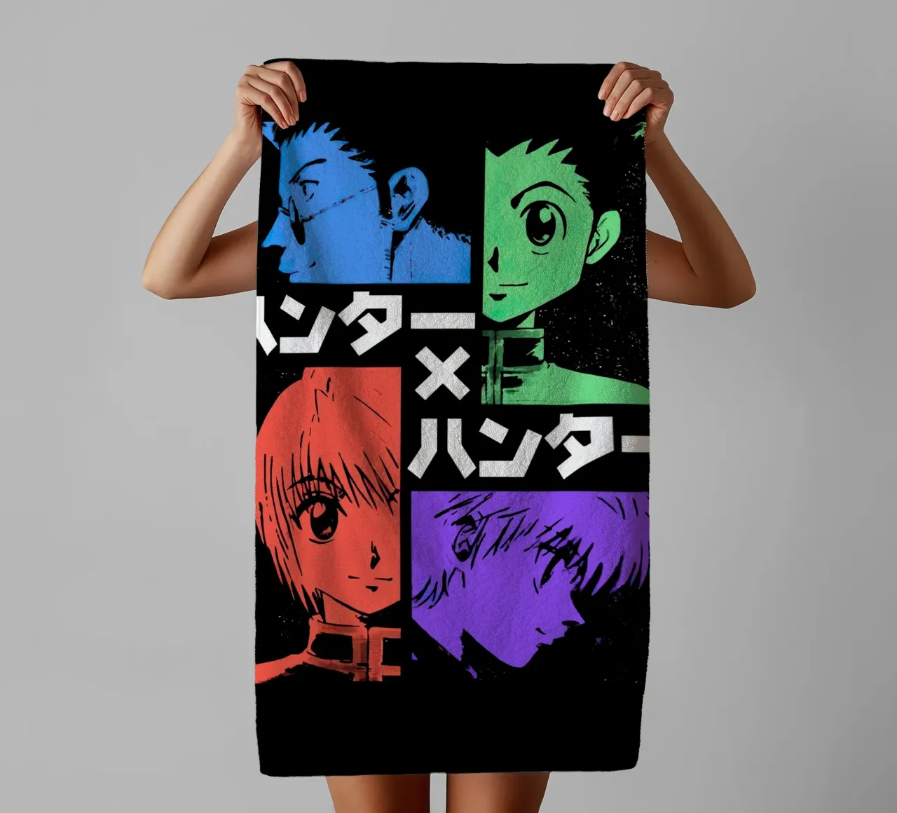 Hunter X Hunter asciugamano da bagno da Dumery Art
