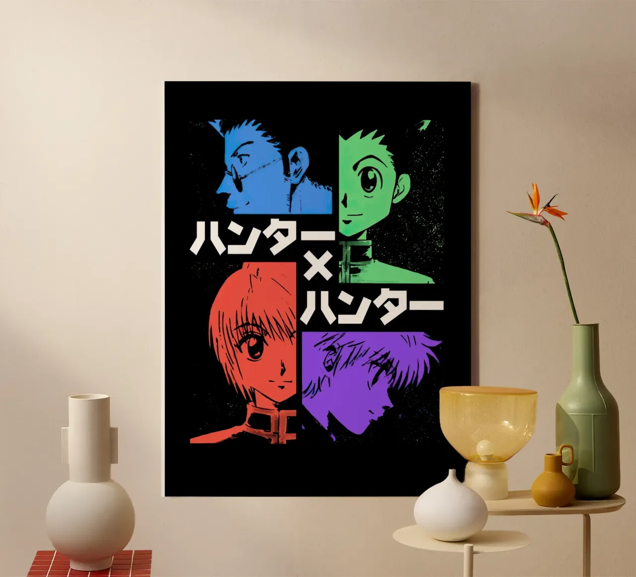 Hunter X Hunter canvas with Floater frame by Dumery Art