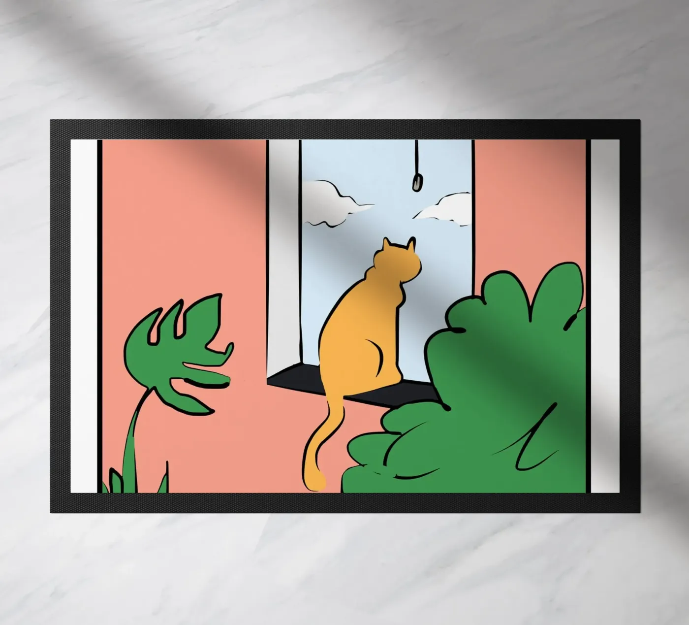 Katzenstudio Fußmatte von Little Dean