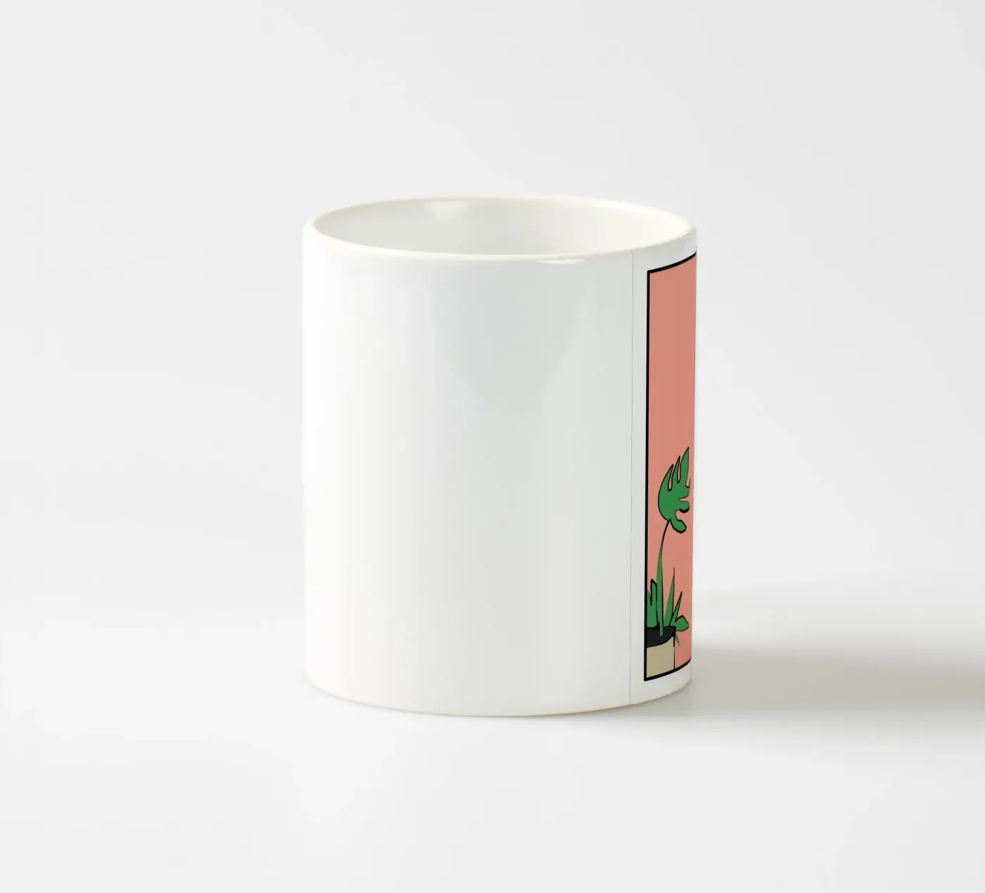 Cat studio ceramic mug by Little Dean