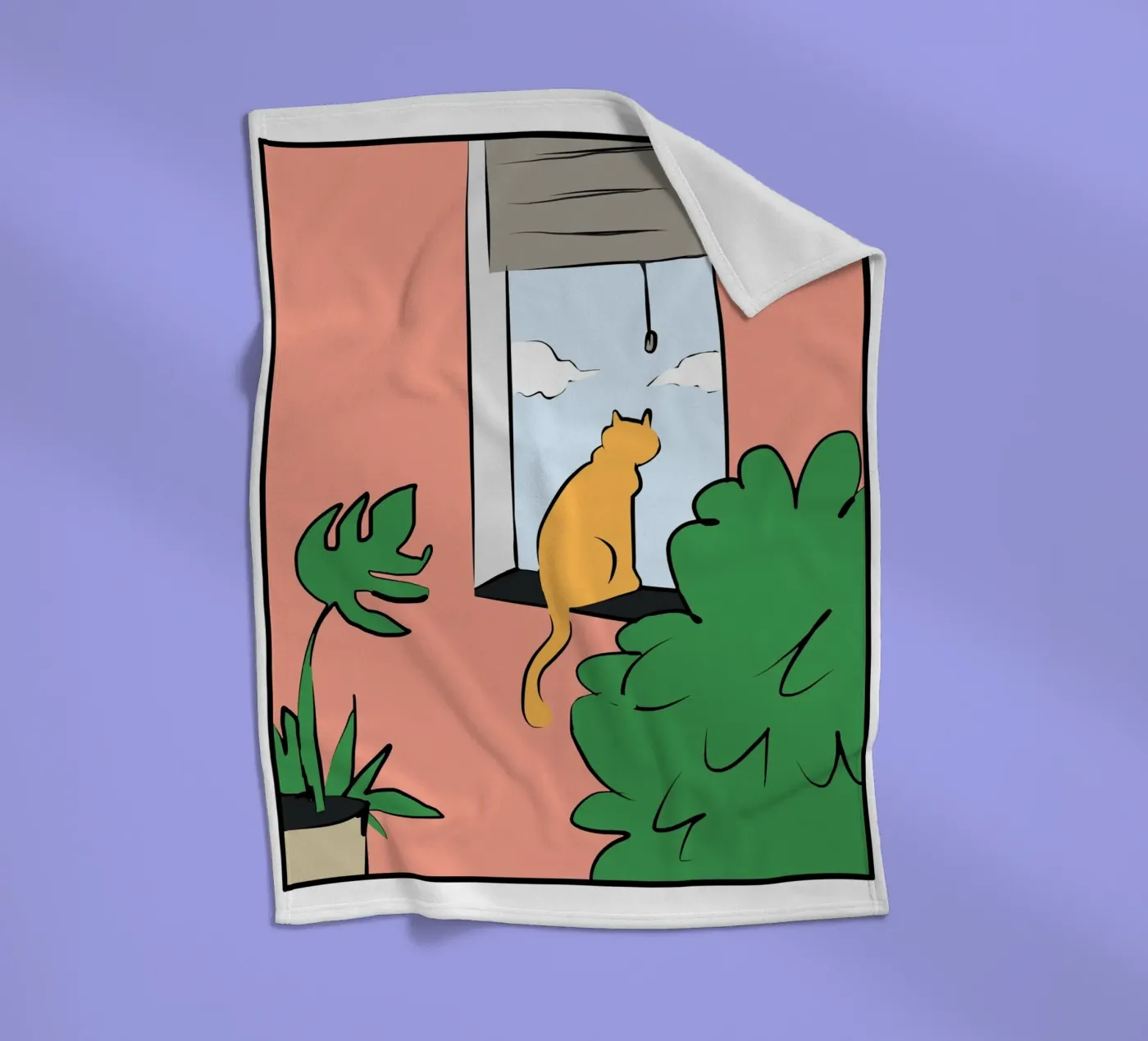 Katzenstudio Fleecedecke von Little Dean