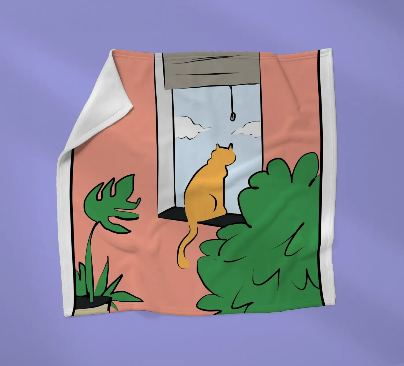 Katzenstudio Fleecedecke von Little Dean