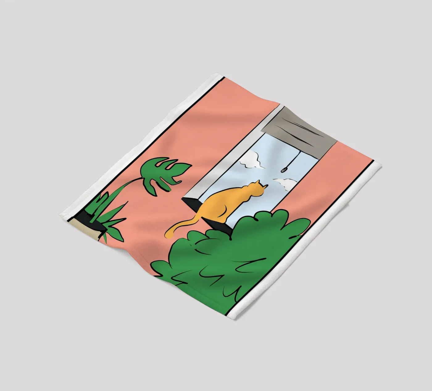 Katzenstudio Fleecedecke von Little Dean