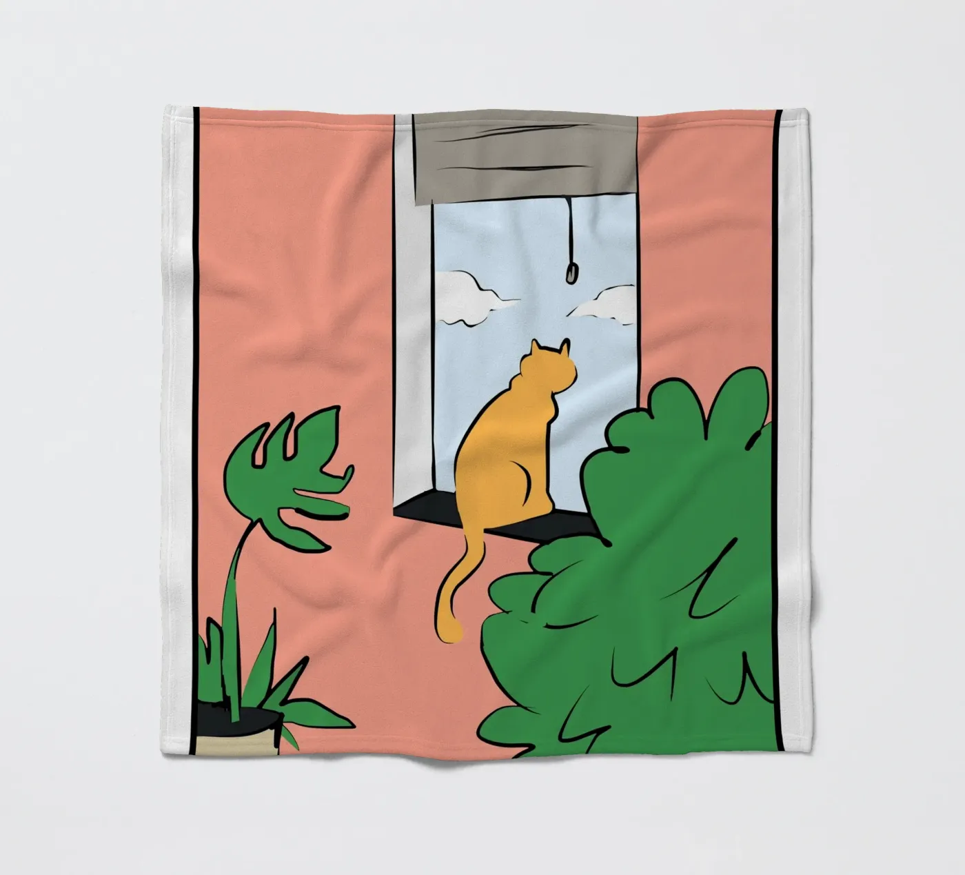 Katzenstudio Fleecedecke von Little Dean