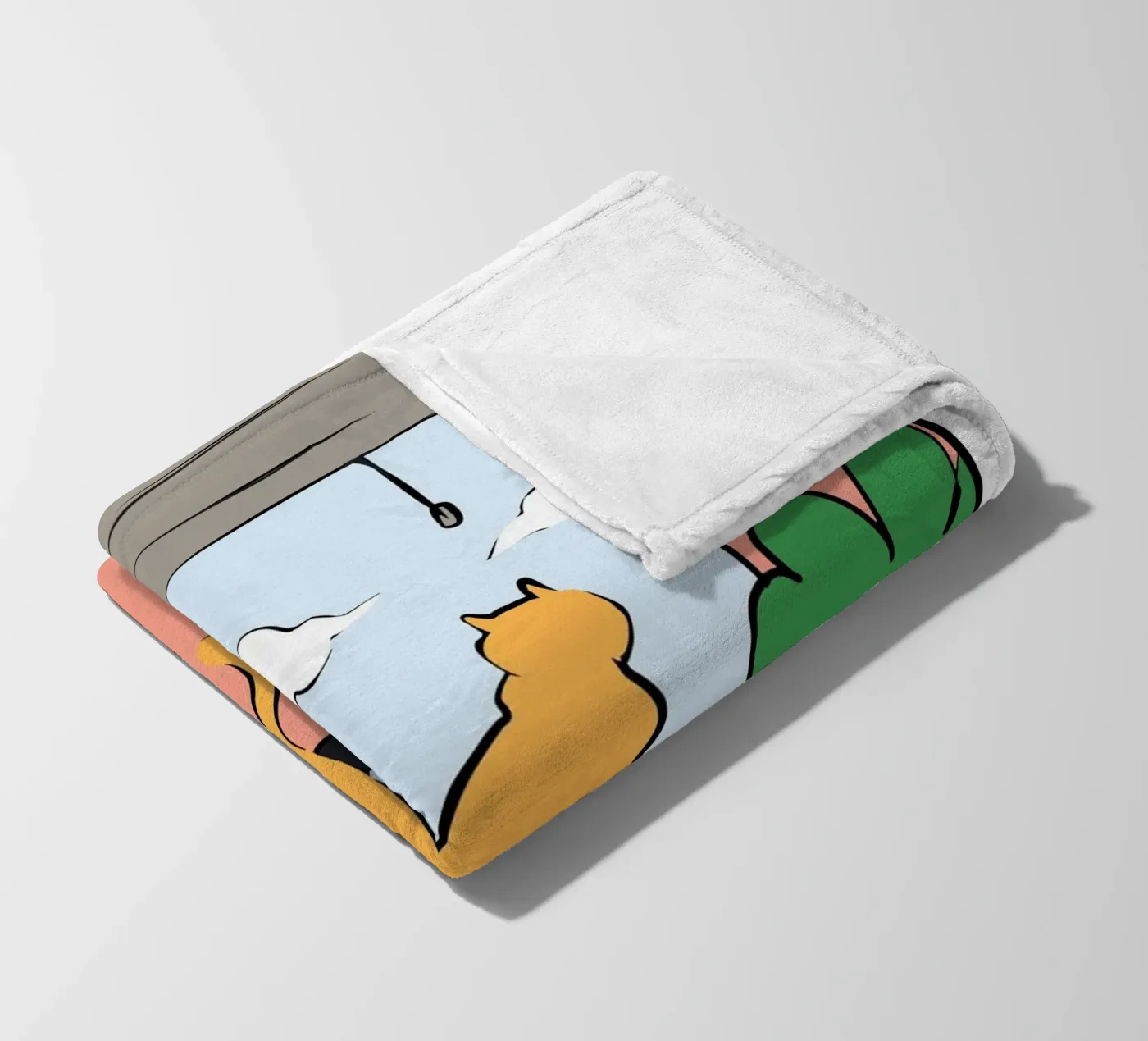 Katzenstudio Fleecedecke von Little Dean