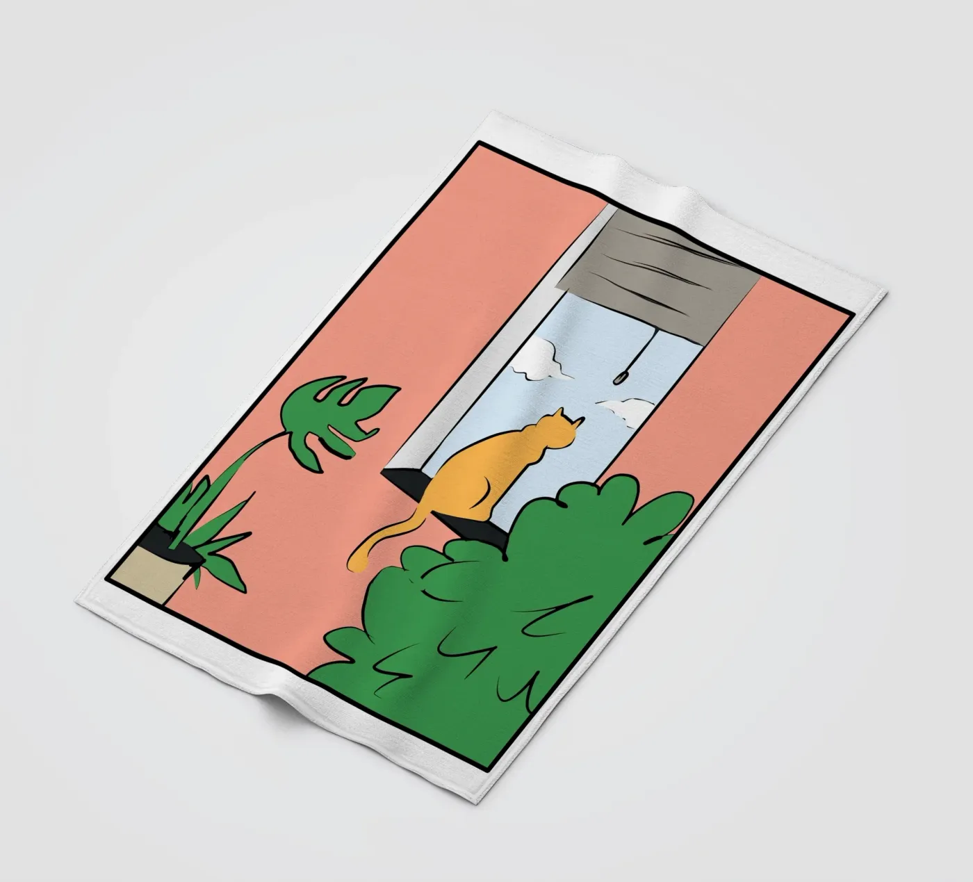 Katzenstudio Fleecedecke von Little Dean