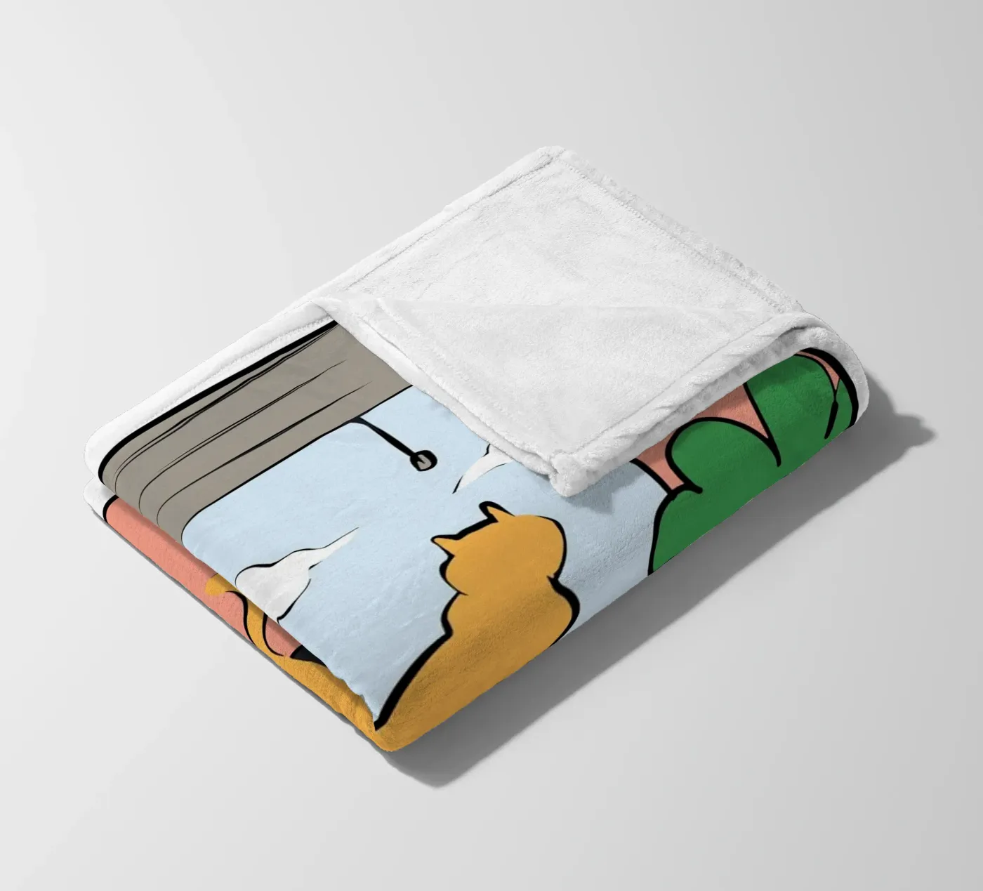 Katzenstudio Fleecedecke von Little Dean