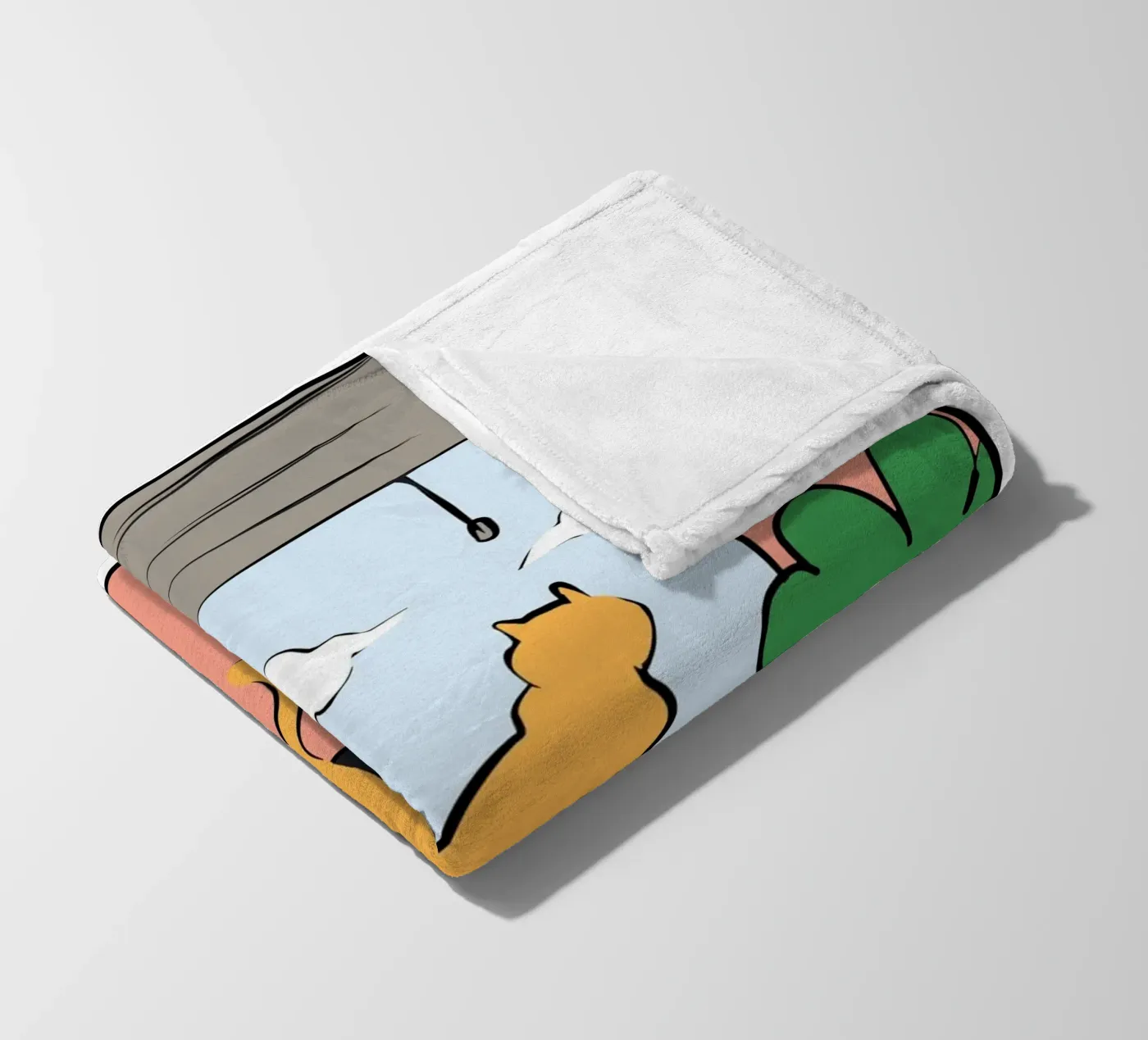 Katzenstudio Fleecedecke von Little Dean